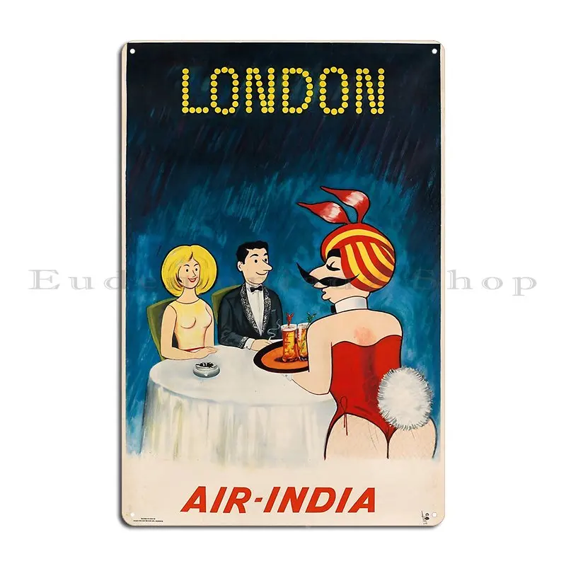 Home Decor London - Retro Air India London Circa 1960s