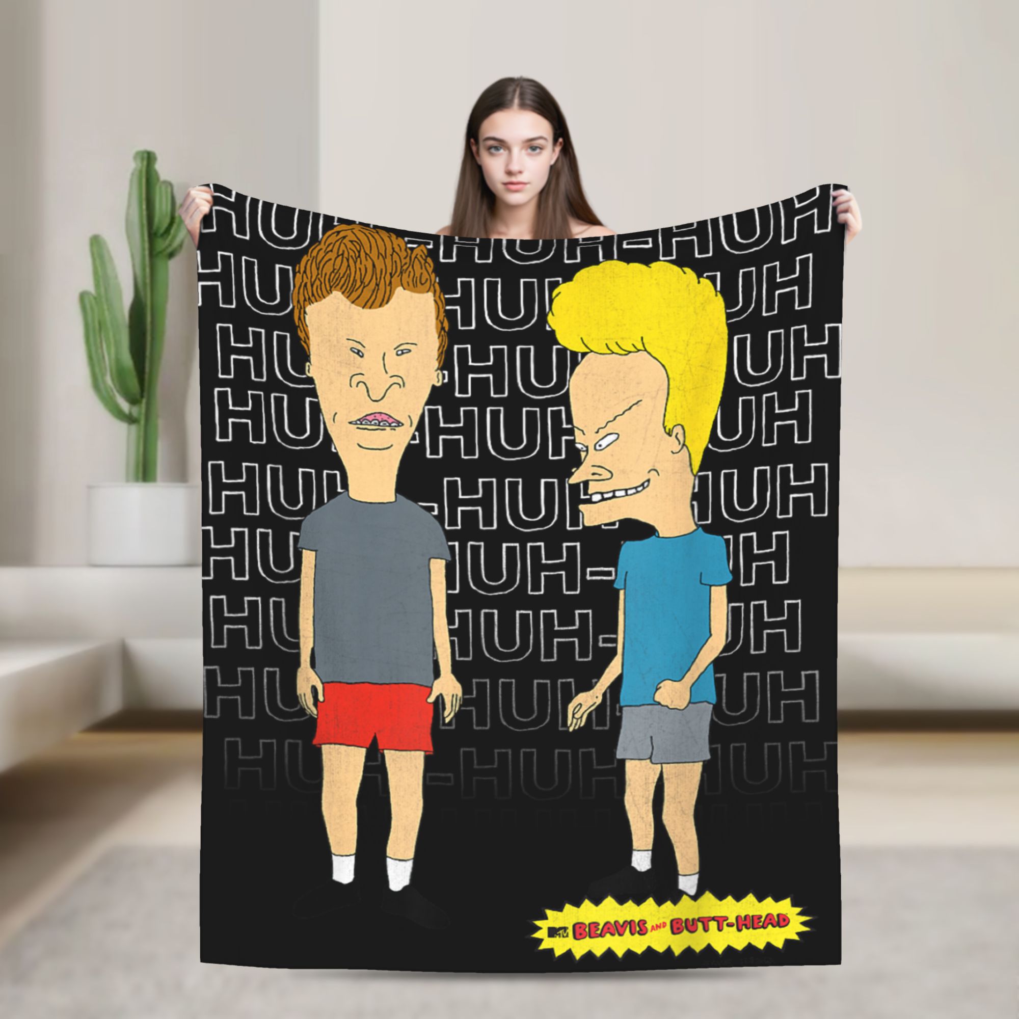 Home Decor Design Ideas - Beavis and Butt-Head Laughing Blanket Picnic
