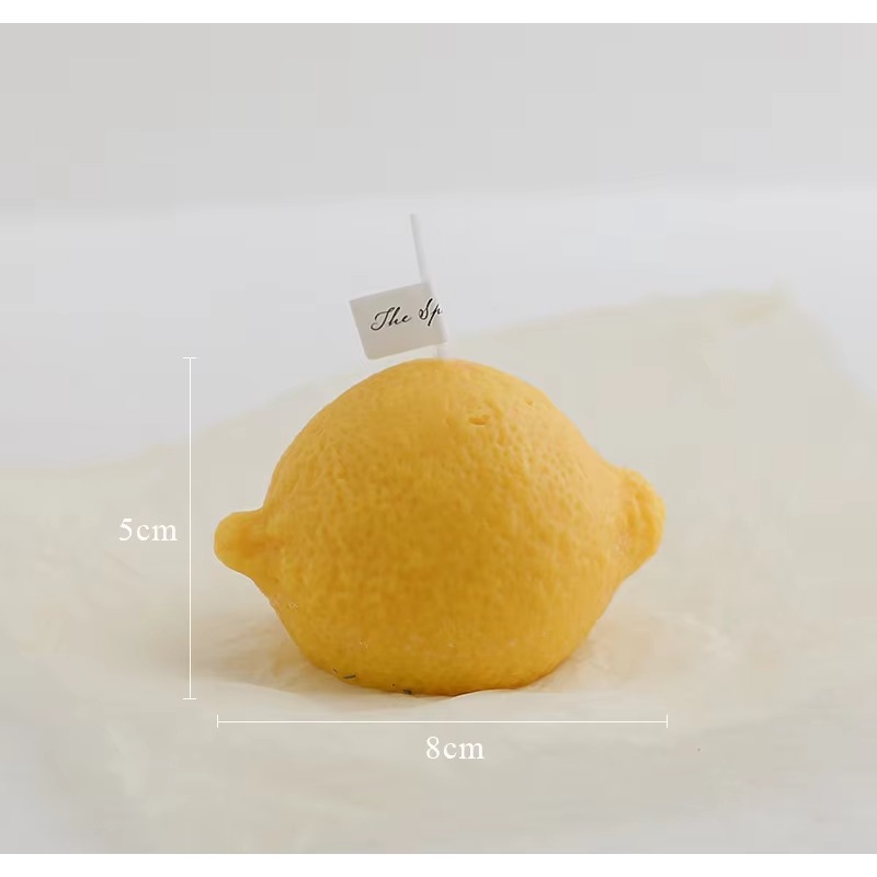 Home Decor Handmade - Custom Home Decoration Lemon Candle Photo