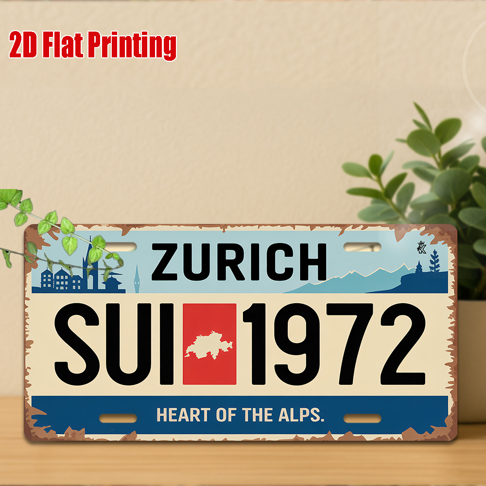 AL Sign - Vintage Durable Meta - Home Decor Zurich ulasan dan harga