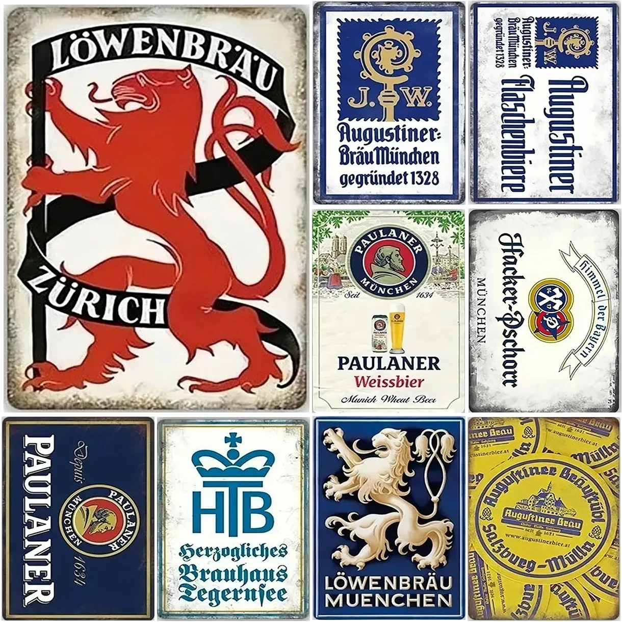Metal Tin Signs Zurich Paulane - Home Decor Zurich ulasan dan harga