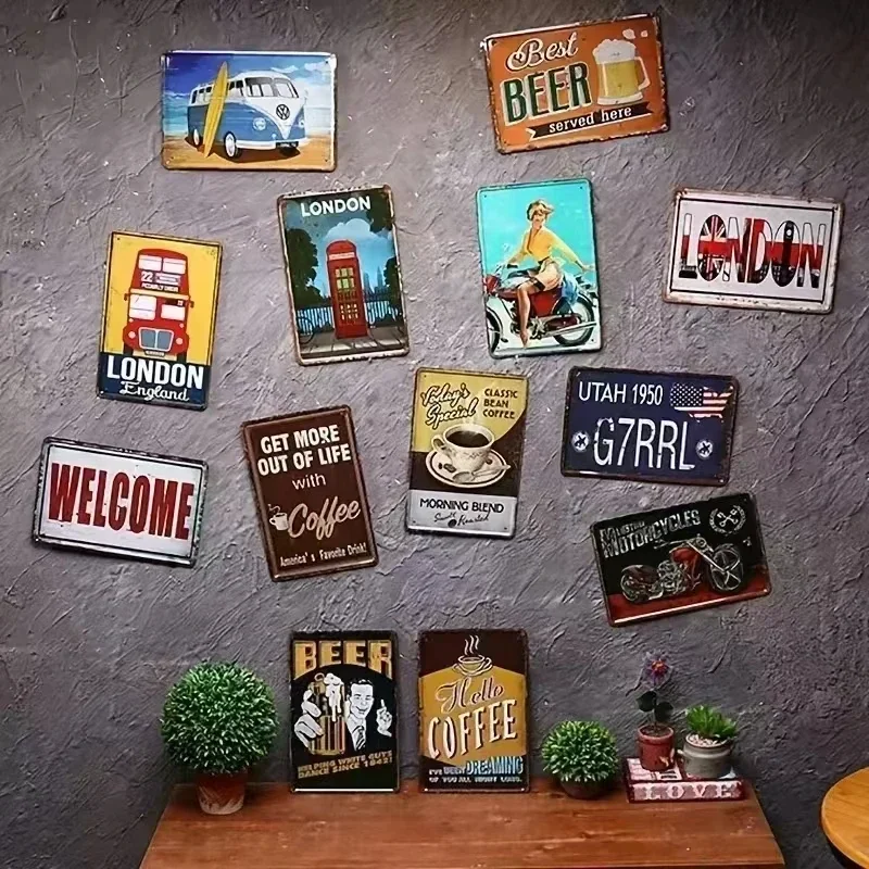 Metal Tin Signs Zurich Paulane - Home Decor Zurich ulasan dan harga