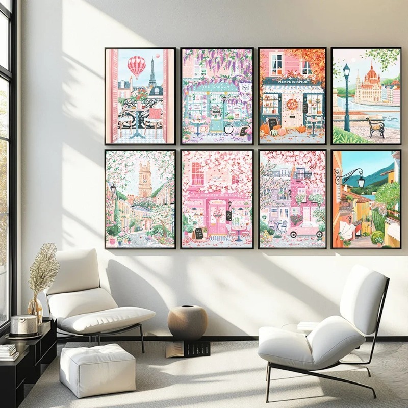 Paris London Hungary Travel Po - Home Decor London ulasan dan harga