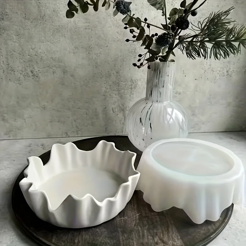 Irregular Storage Tray Silicon - Home Decor White ulasan dan harga