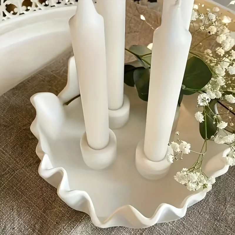Irregular Storage Tray Silicon - Home Decor White ulasan dan harga