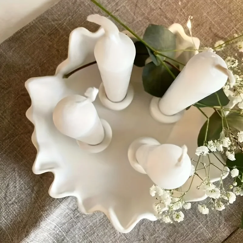 Irregular Storage Tray Silicon - Home Decor White ulasan dan harga