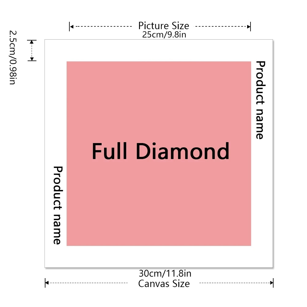 Huacan Diamond Painting Kit Lo - Home Decor London ulasan dan harga