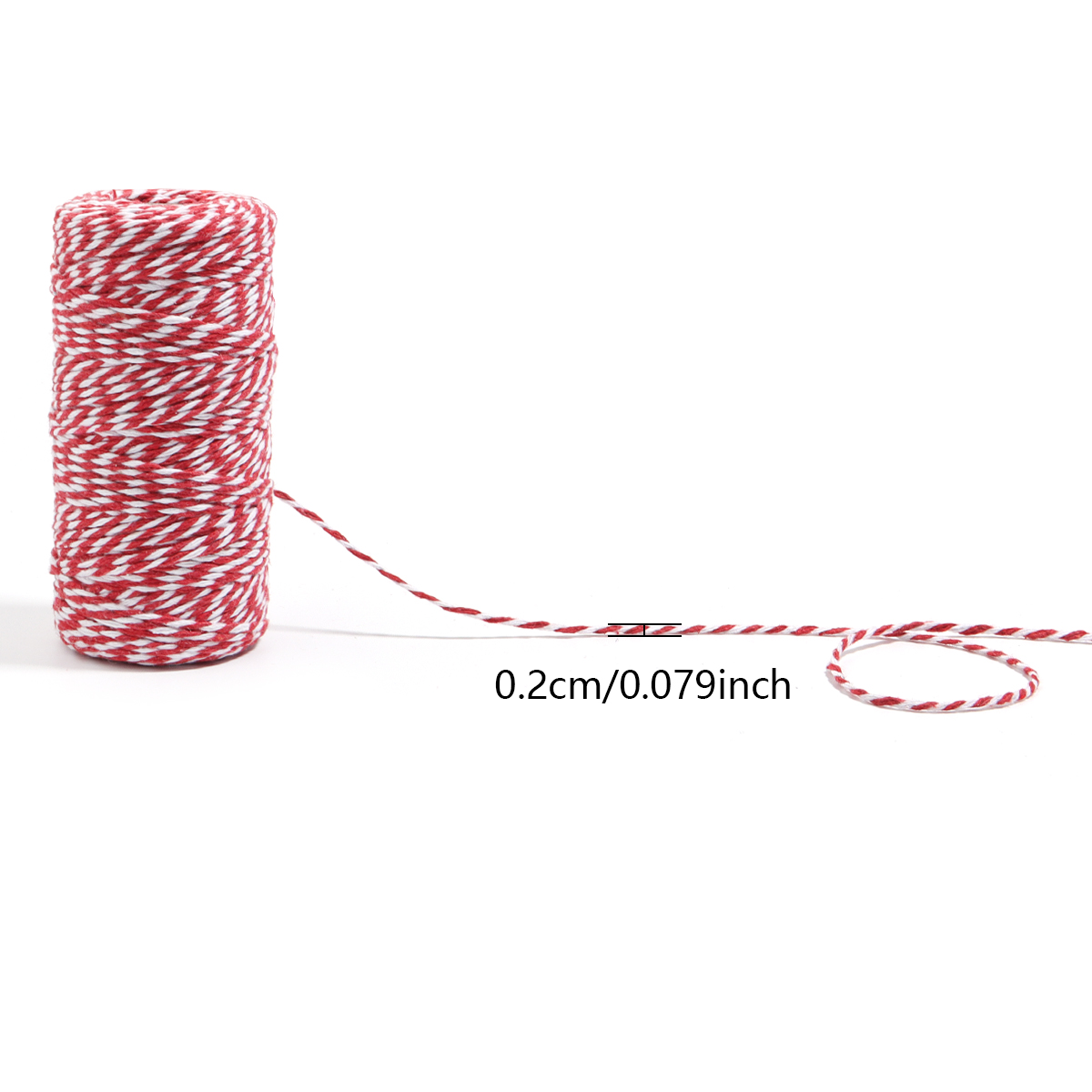 100M/Roll 2mm Bakers Twine Str - Home Decor Handmade ulasan dan harga