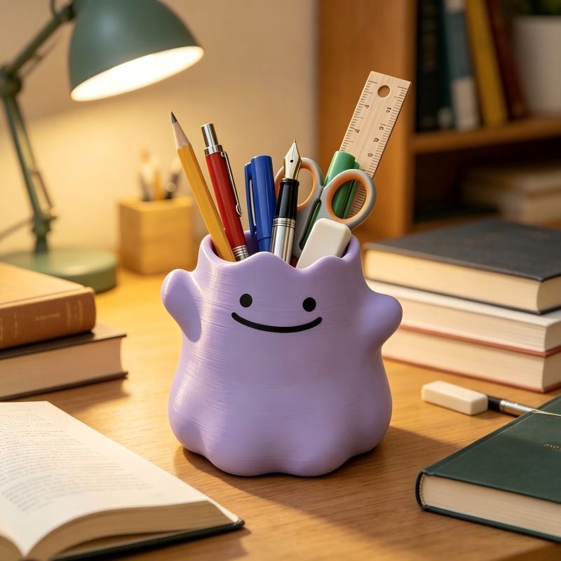 Cartoon Character Pen Holder C - Home Decor Market ulasan dan harga