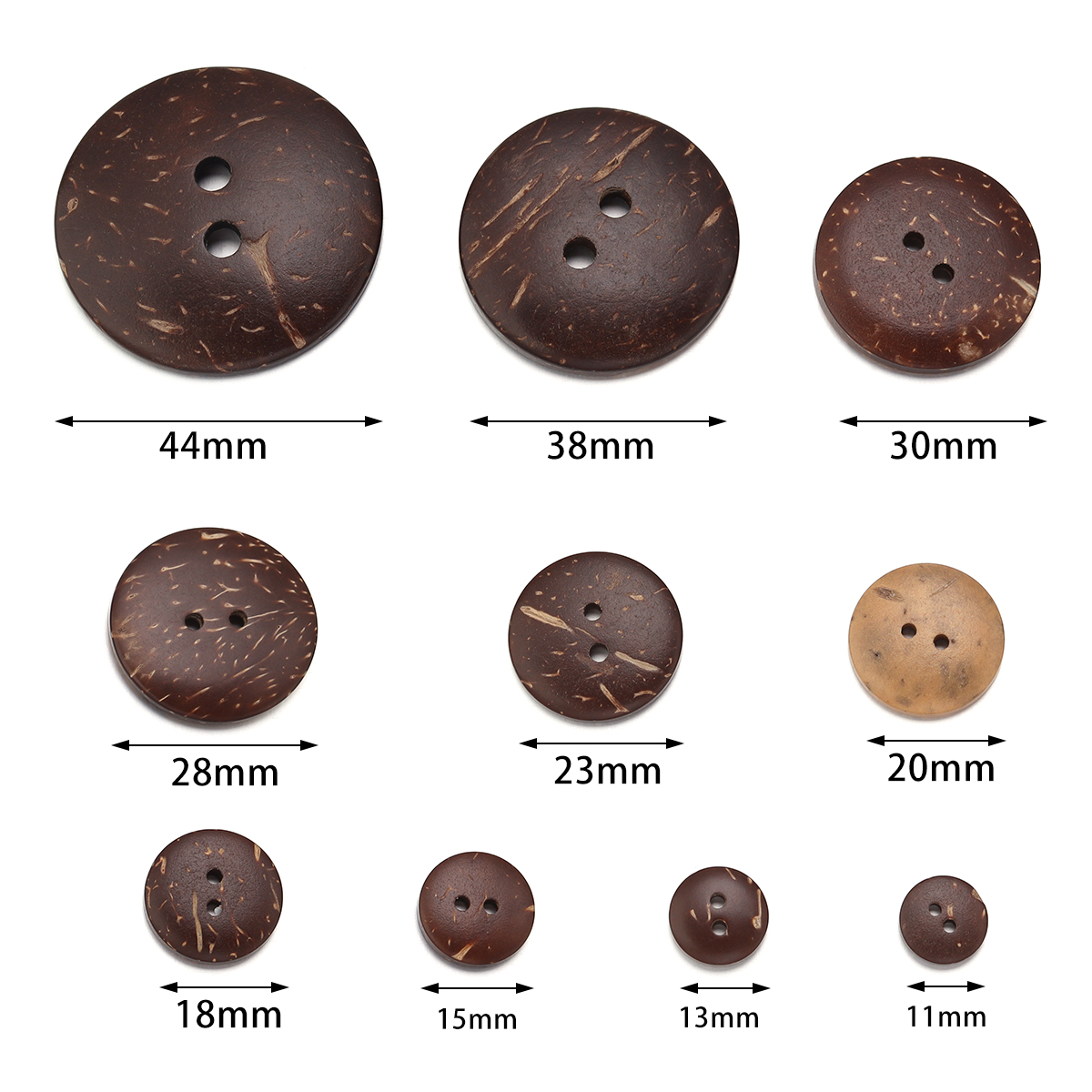 10-100Pcs Natural Coconut Shel - Home Decor Handmade ulasan dan harga