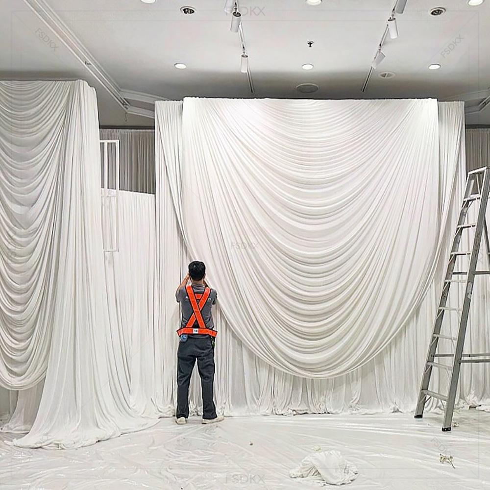 FSDKX Cheap White Ice Silk Clo - Home Decor White ulasan dan harga