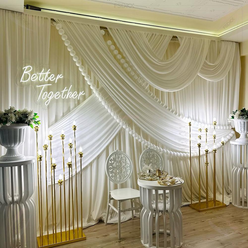 FSDKX Cheap White Ice Silk Clo - Home Decor White ulasan dan harga