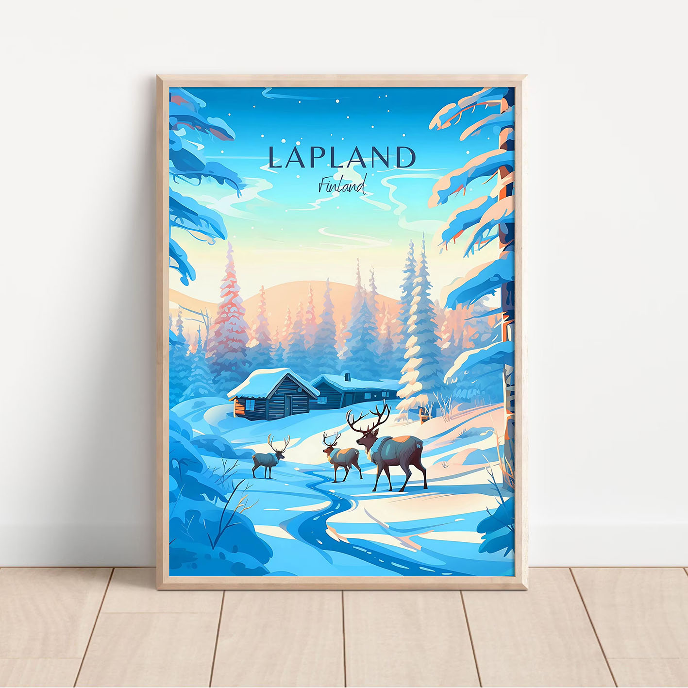Swiss Alps Winter Landscape Ca - Home Decor Zurich ulasan dan harga