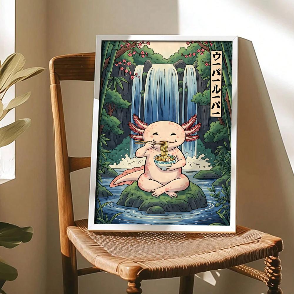Ramen Axolotls Art Design Post - Home Decor Design Ideas ulasan dan harga