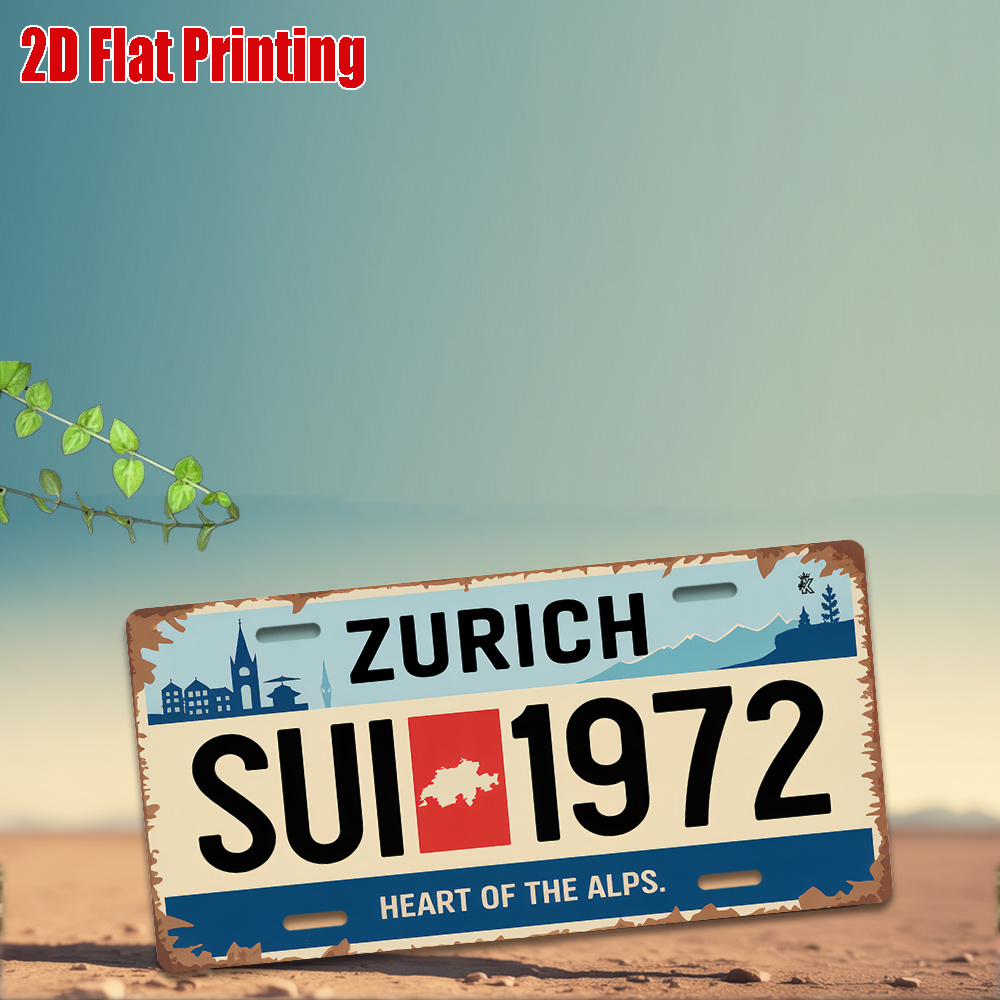 AL Sign - Vintage Durable Meta - Home Decor Zurich ulasan dan harga