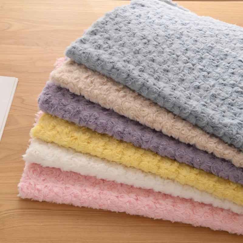Imitation Rabbit Fur Fabric Ro - Home Decor Handmade ulasan dan harga