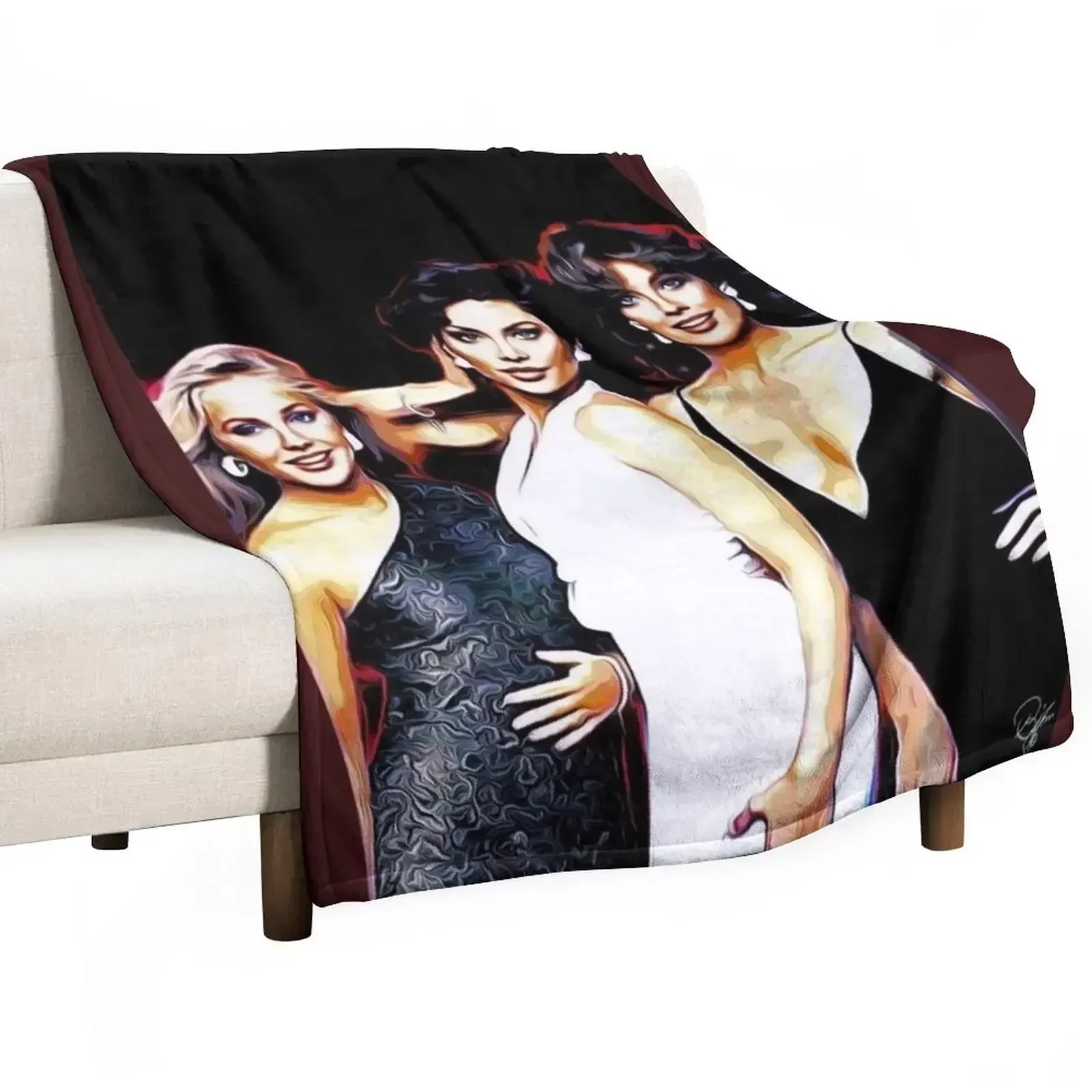 EWING LADIES- Dallas Throw Bla - Home Decor Dallas ulasan dan harga