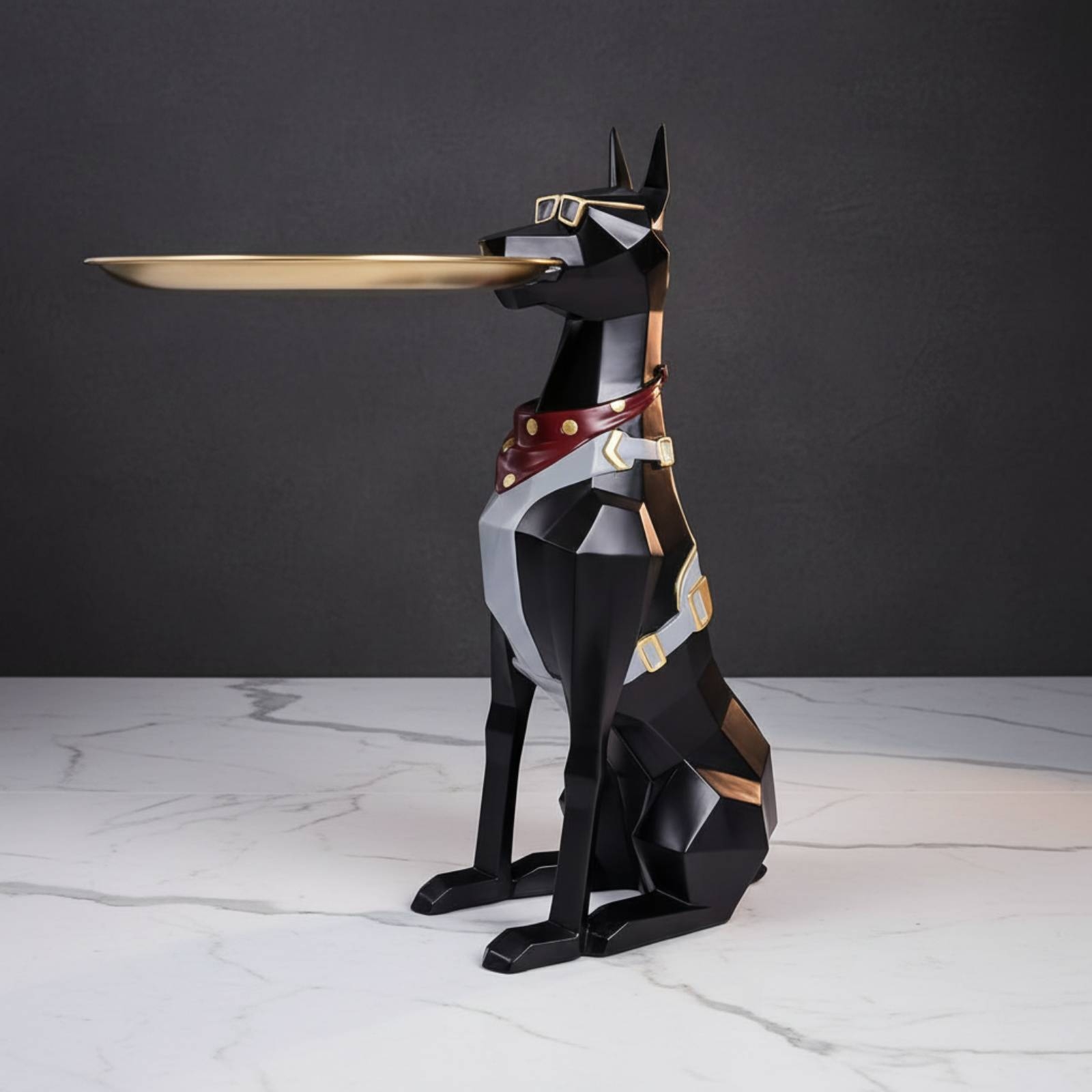 Gentleman Dog Figurine Luxury  - Home Decor Design Ideas ulasan dan harga
