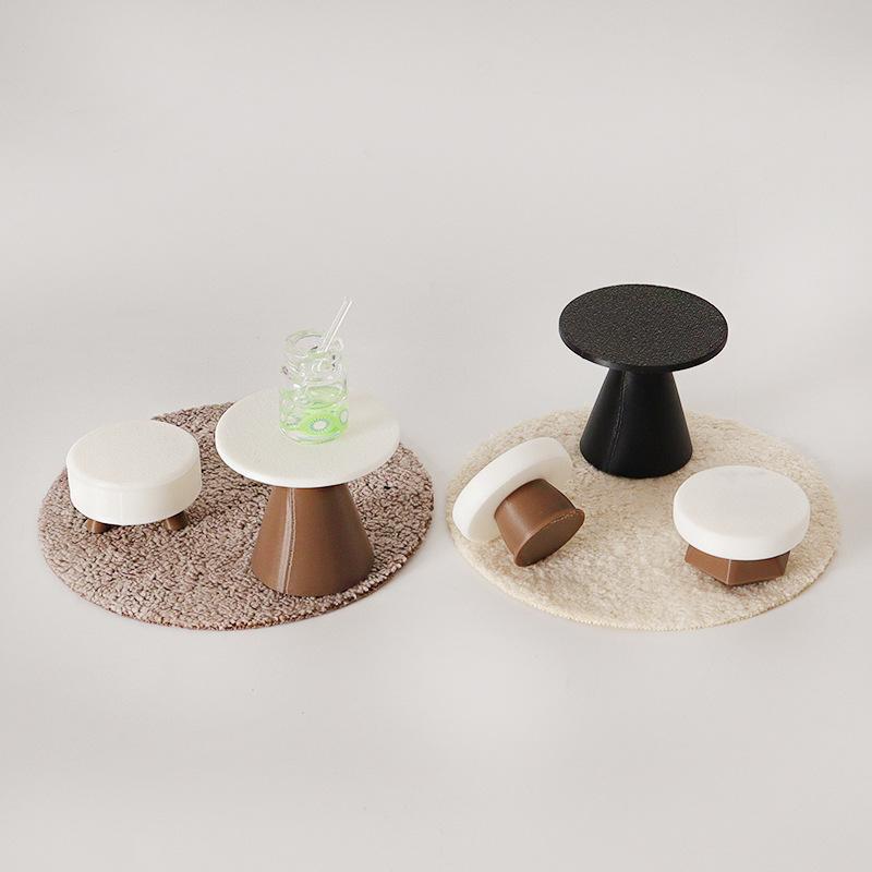 4Pcs Dollhouse Simulation Tabl - Home Decor Handmade ulasan dan harga