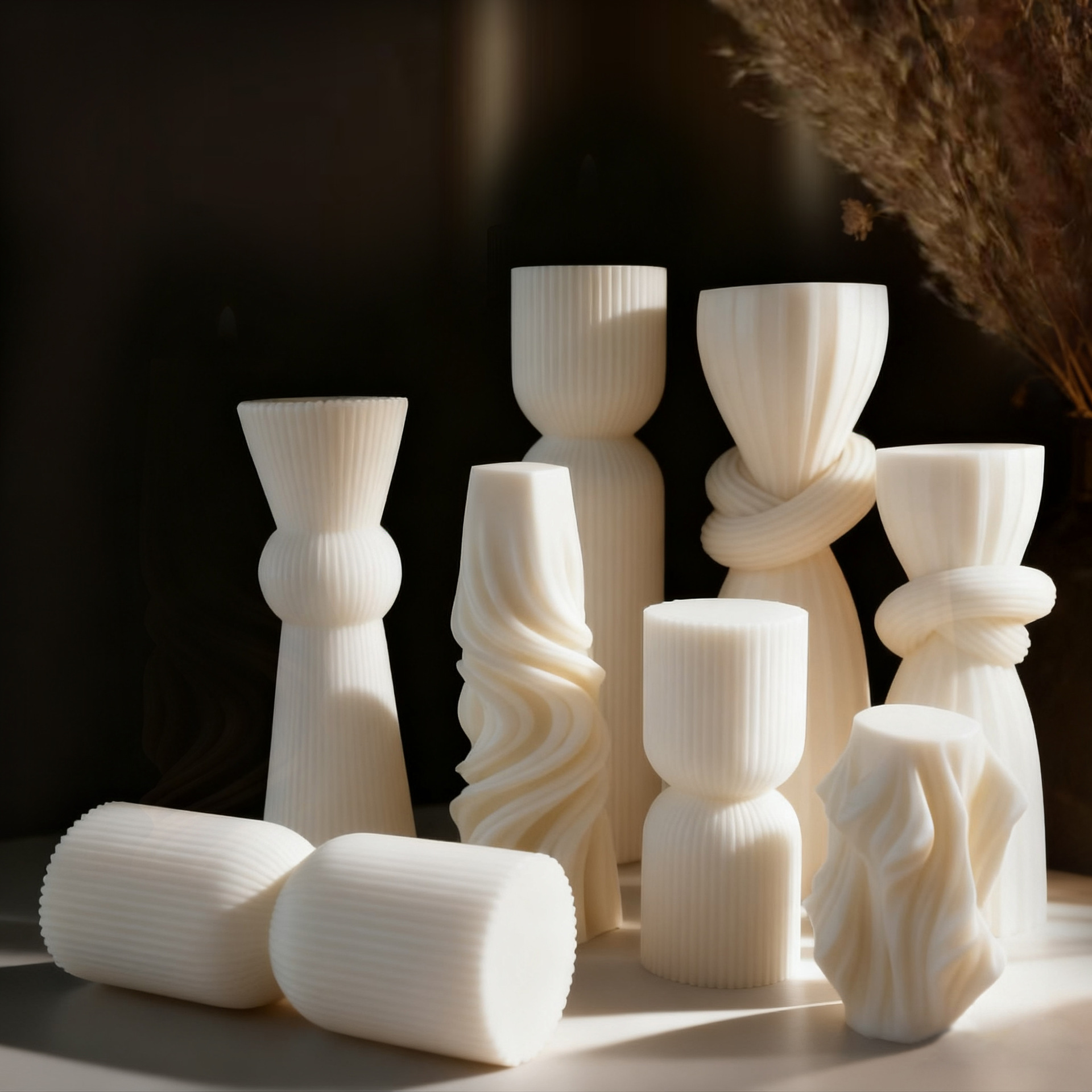 Nordic Minimalist White Scente - Home Decor White ulasan dan harga