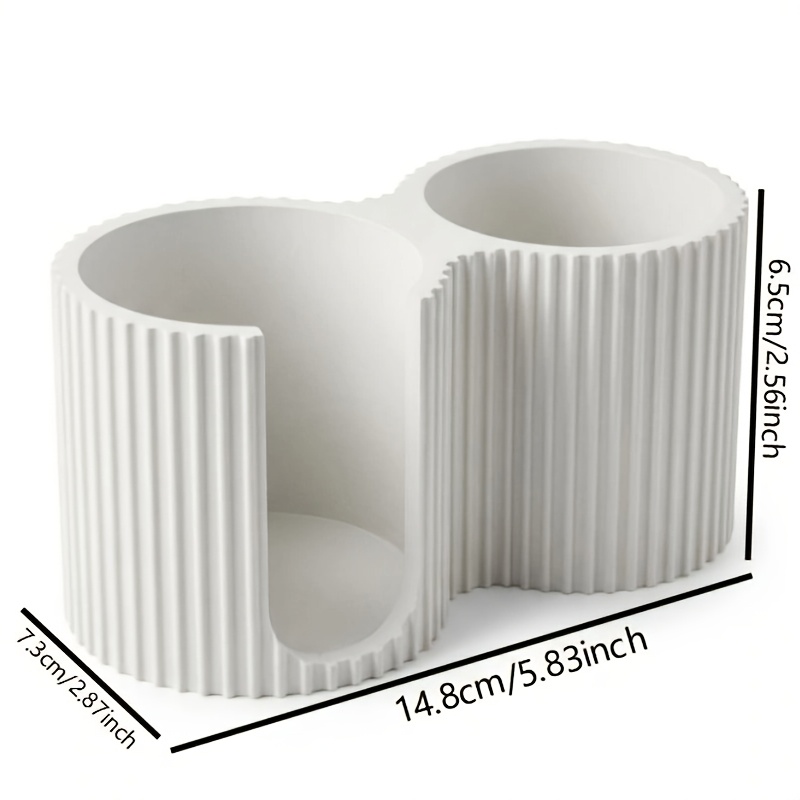 Minimalist Striped Cosmetic Or - Vanity Home Decor ulasan dan harga