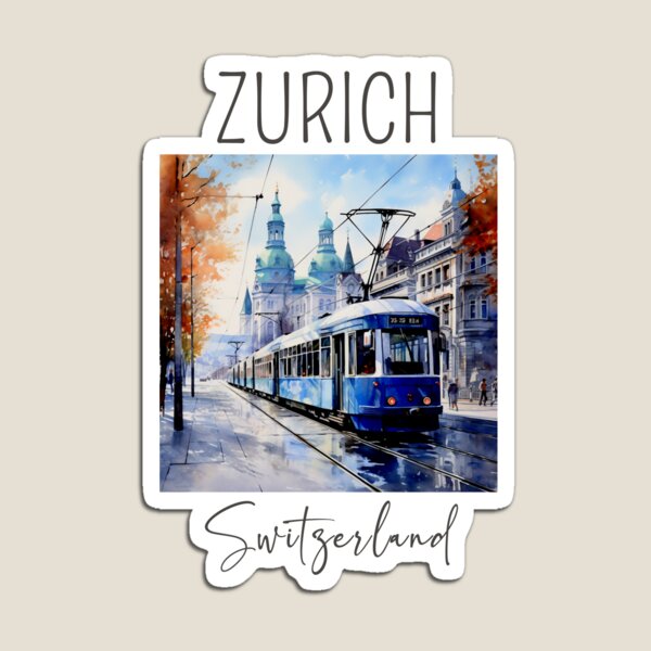 A Watercolor Design Of Zurich  - Home Decor Zurich ulasan dan harga