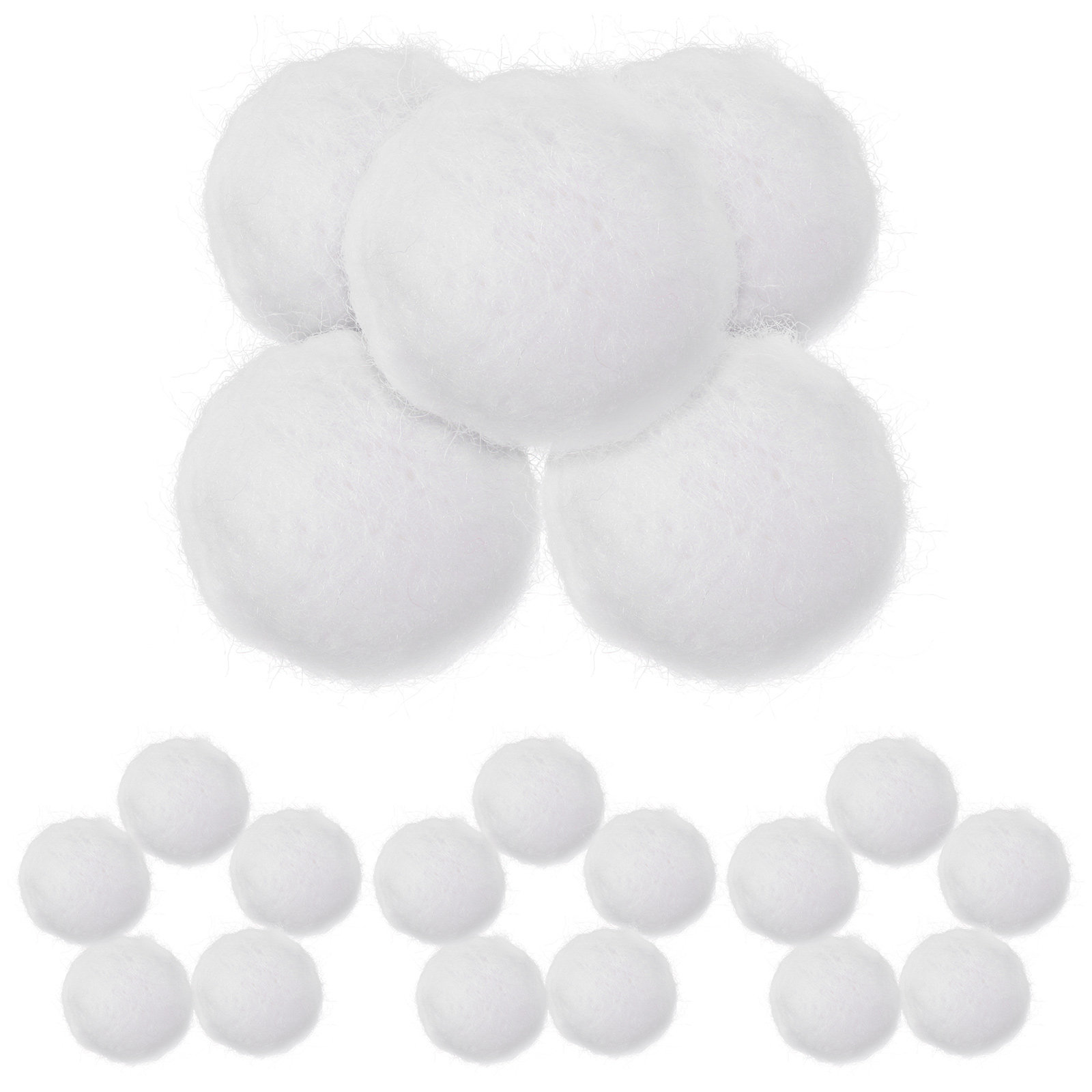 20Pcs Wool Felt Balls Handmade - Home Decor Handmade ulasan dan harga