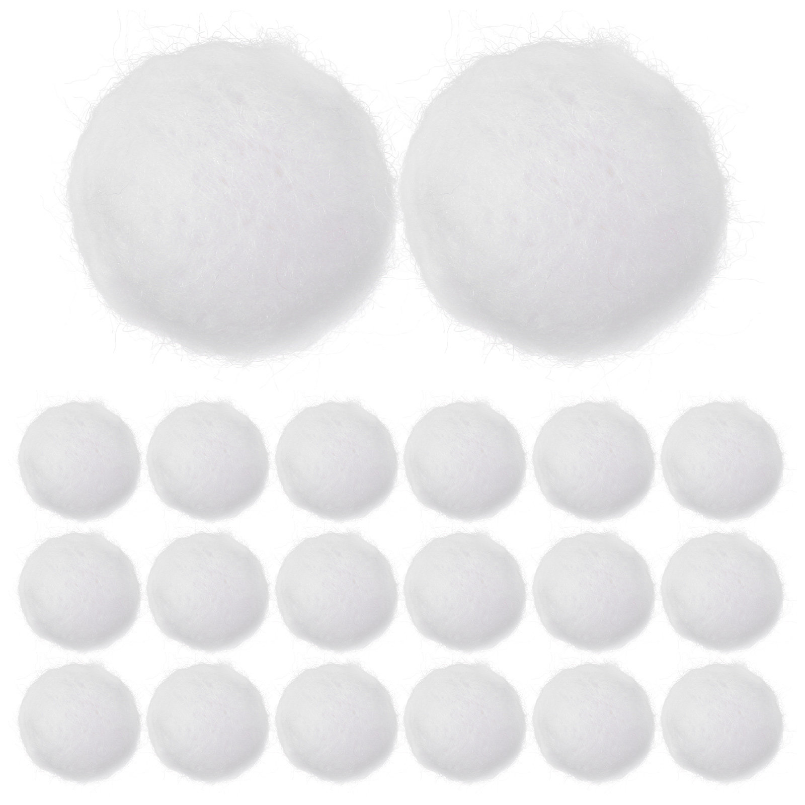 20Pcs Wool Felt Balls Handmade - Home Decor Handmade ulasan dan harga