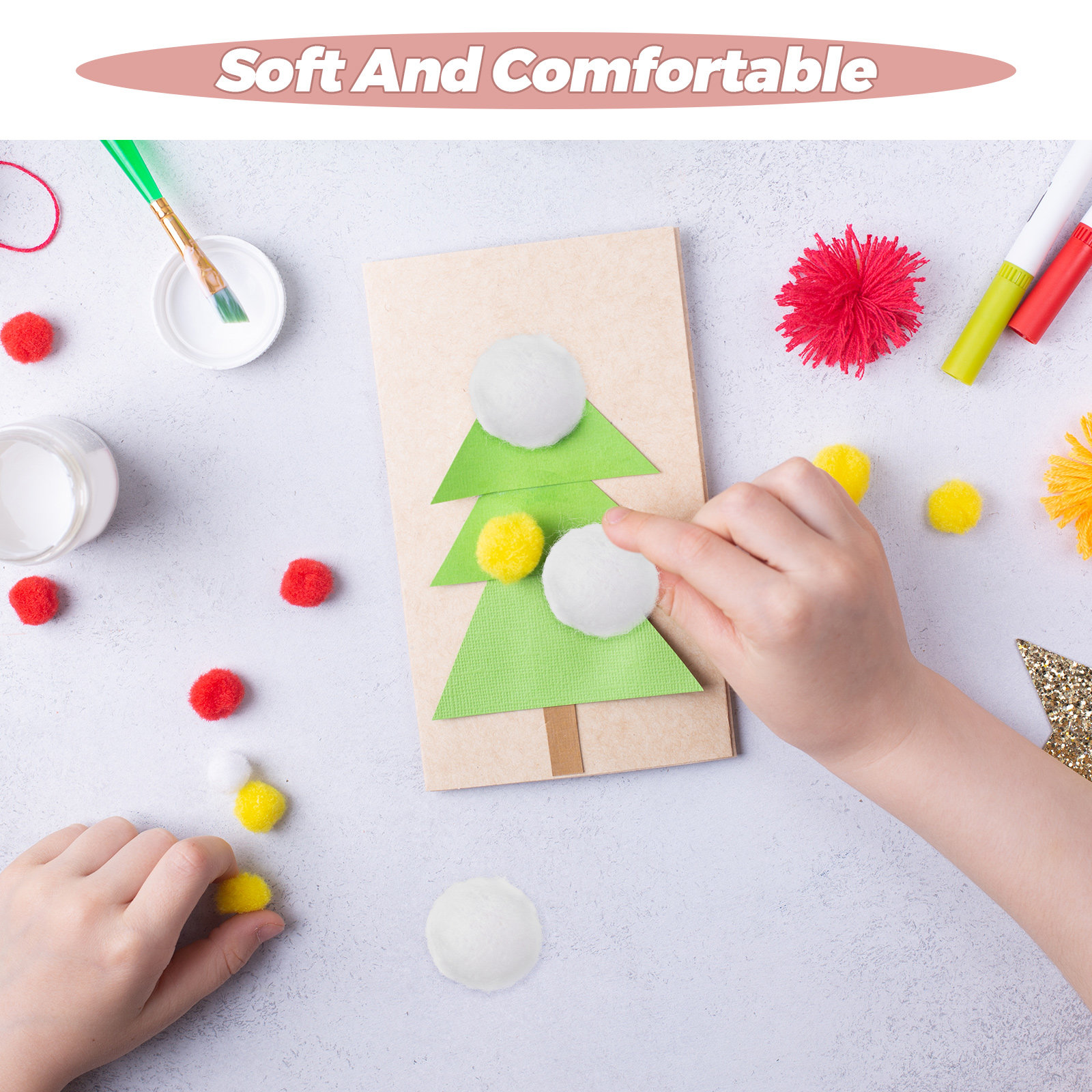 20Pcs Wool Felt Balls Handmade - Home Decor Handmade ulasan dan harga