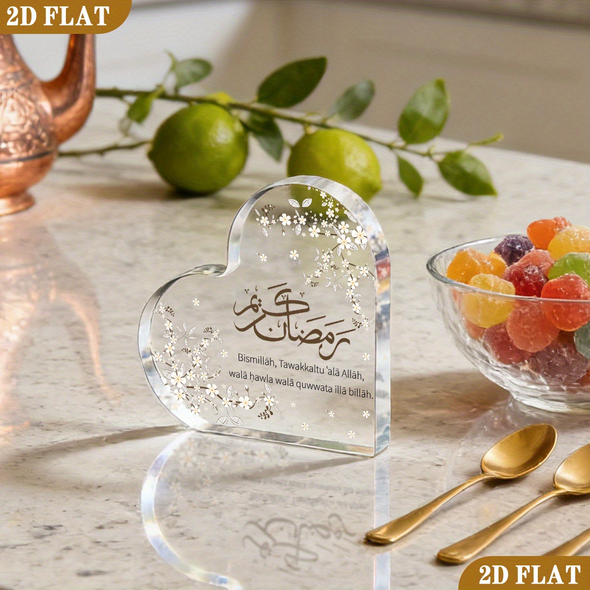 CIFBUY Acrylic Plaque 2D Flat  - Home Decor Gift ulasan dan harga