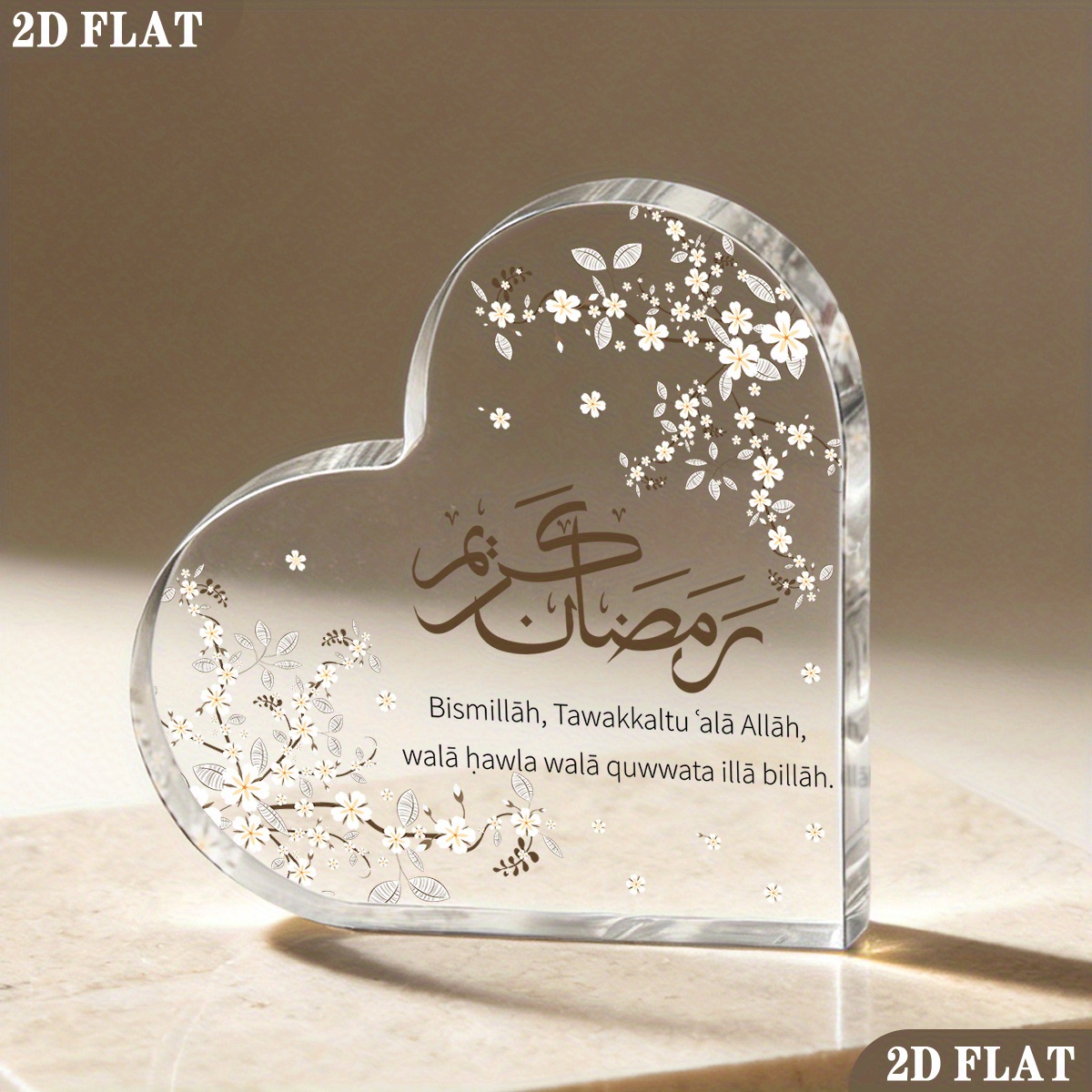 CIFBUY Acrylic Plaque 2D Flat  - Home Decor Gift ulasan dan harga