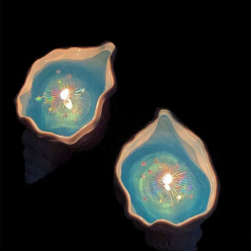 Handmade Shell Scented Candle  - Home Decor Handmade ulasan dan harga