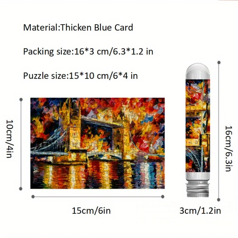 150pcs Mini Test Tube Puzzle L - Home Decor London ulasan dan harga