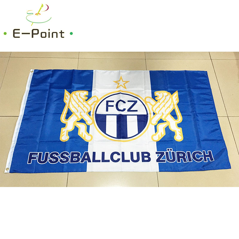 FC Zürich Flag 3ft*5ft (90*150 - Home Decor Zurich ulasan dan harga