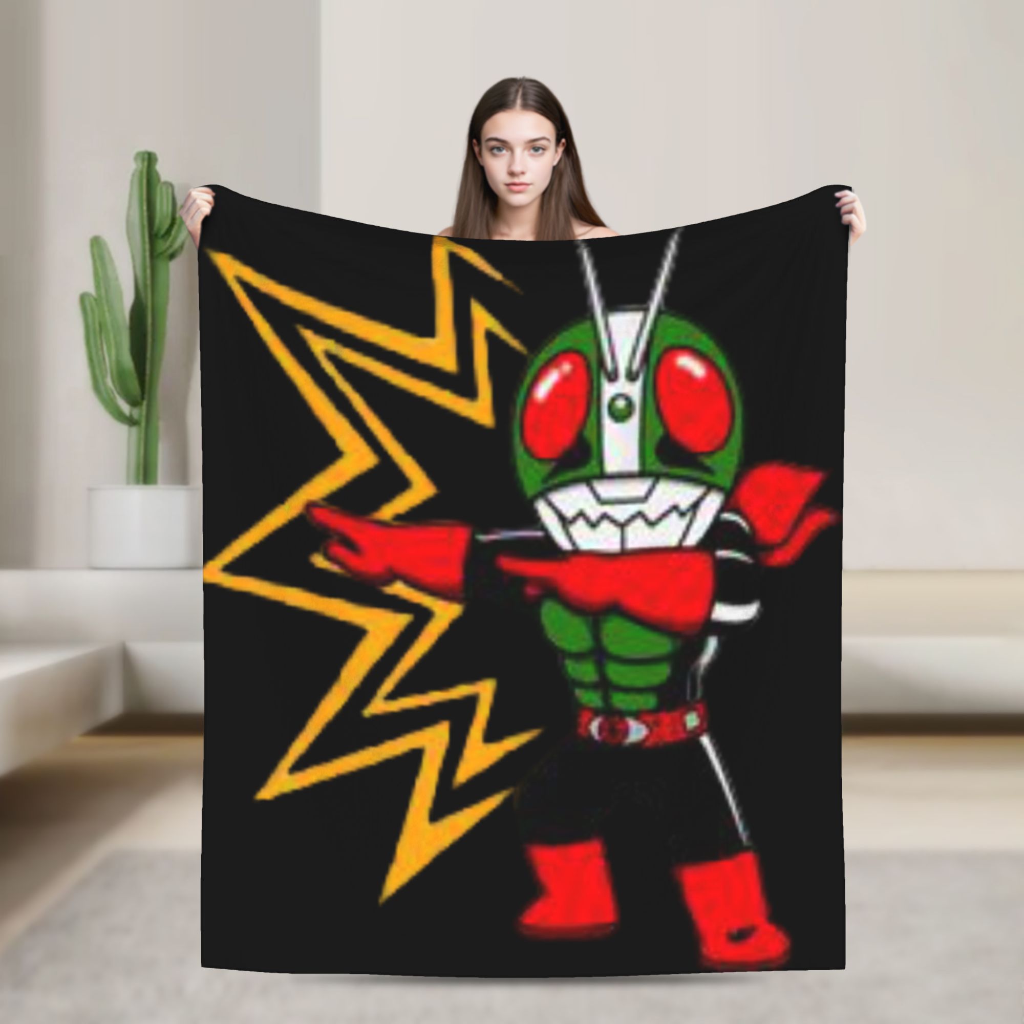 Kamen Rider Cartoon Blankets   - Home Decor Design Ideas ulasan dan harga