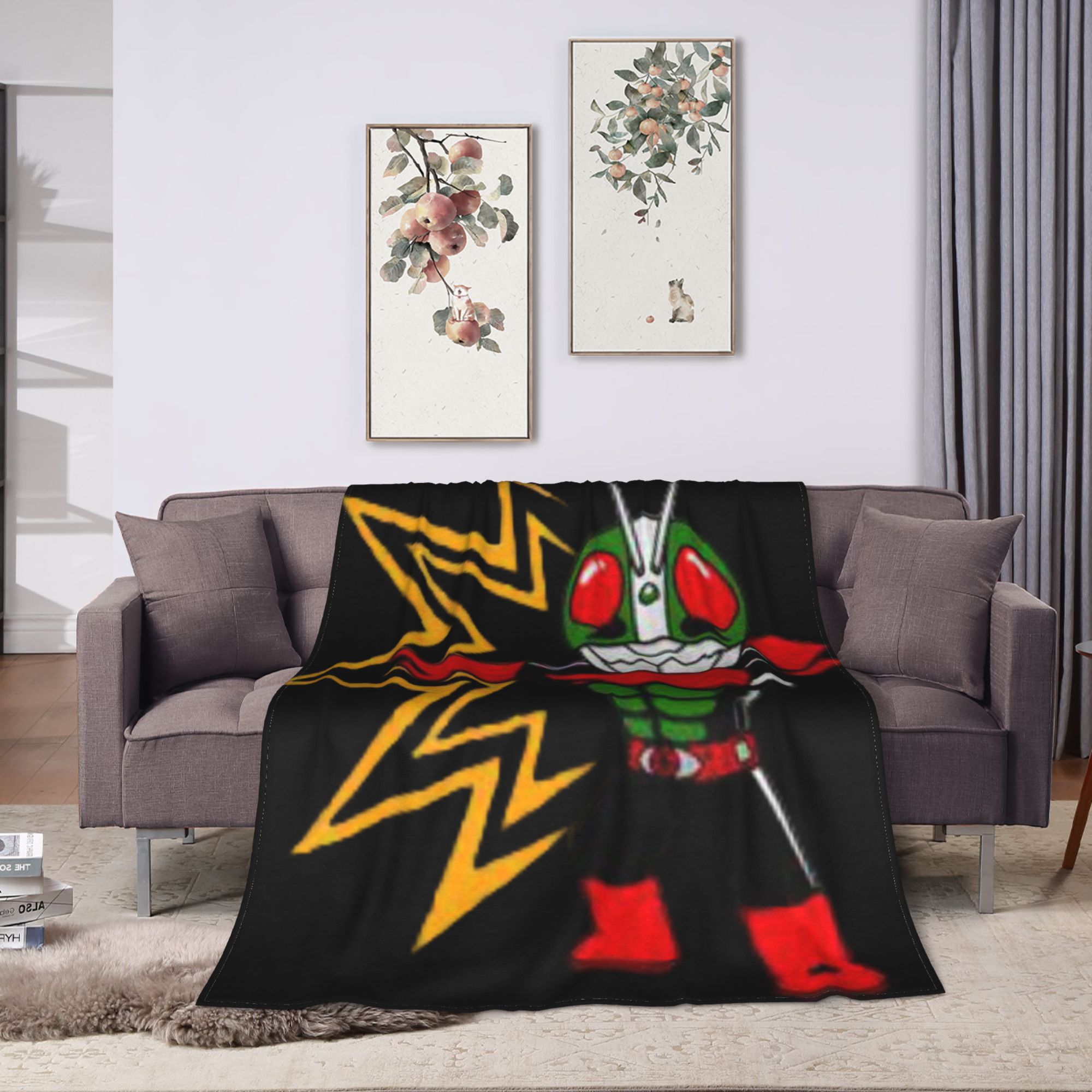 Kamen Rider Cartoon Blankets   - Home Decor Design Ideas ulasan dan harga