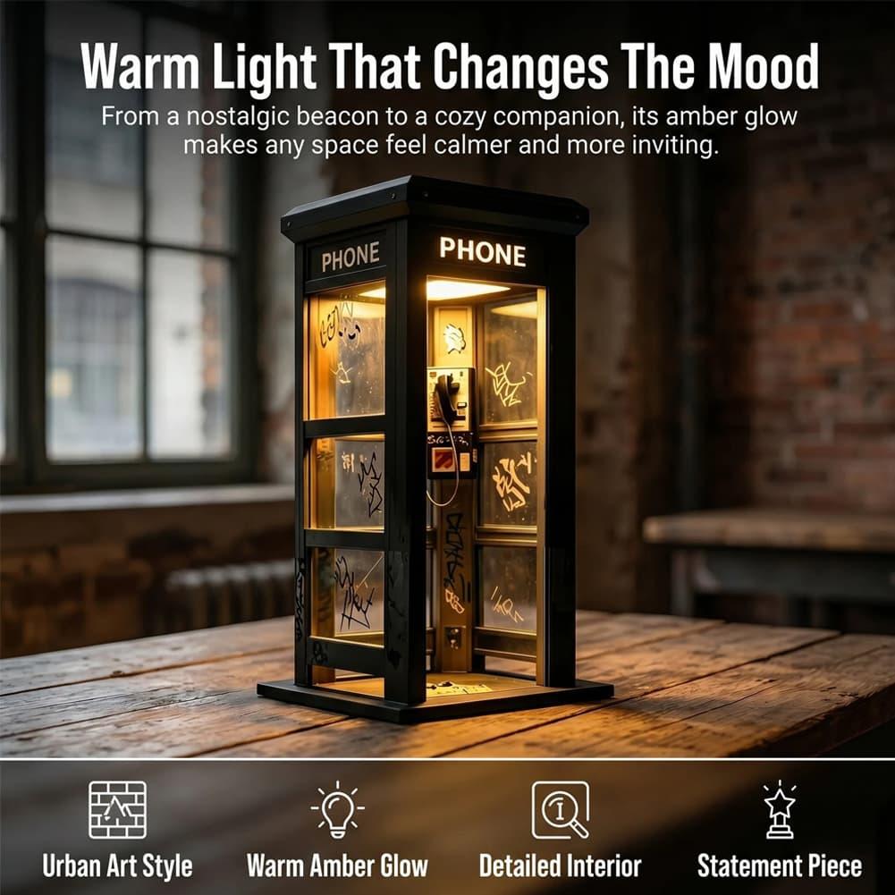 Vintage London Telephone Booth - Home Decor Gift ulasan dan harga