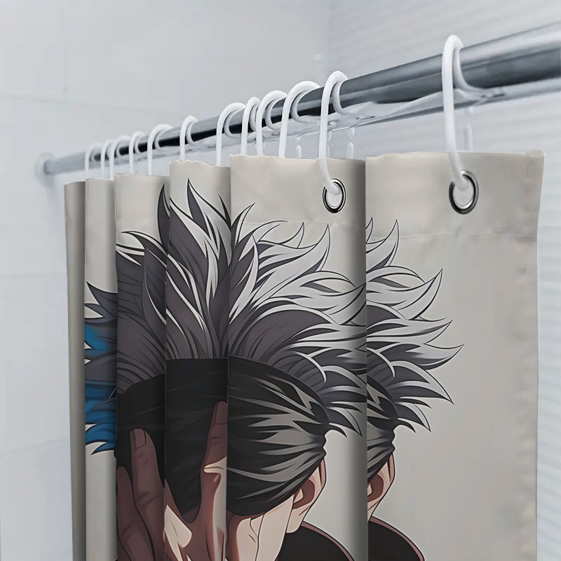 Anime Style Shower Curtain Uni - Home Decor Design Ideas ulasan dan harga
