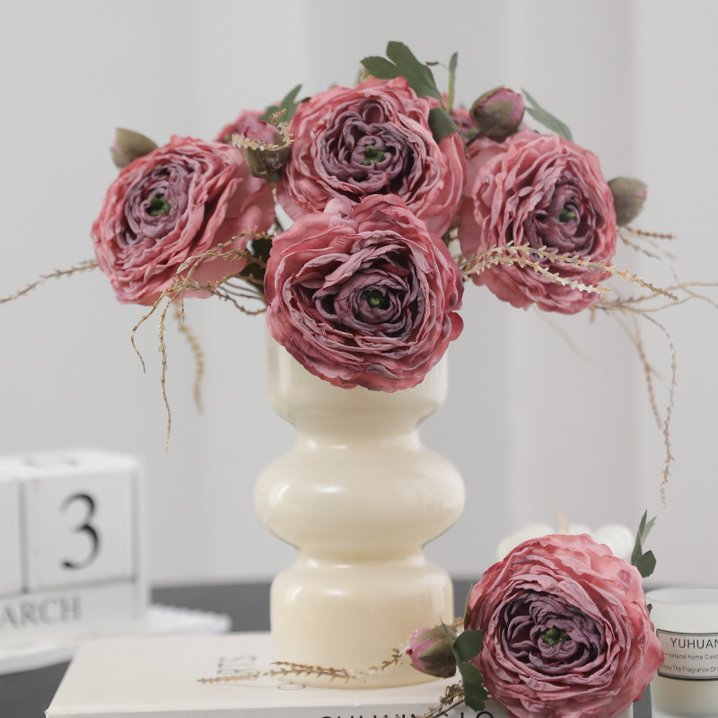 Silk Flower Realistic Design P - Home Decor Design Ideas ulasan dan harga