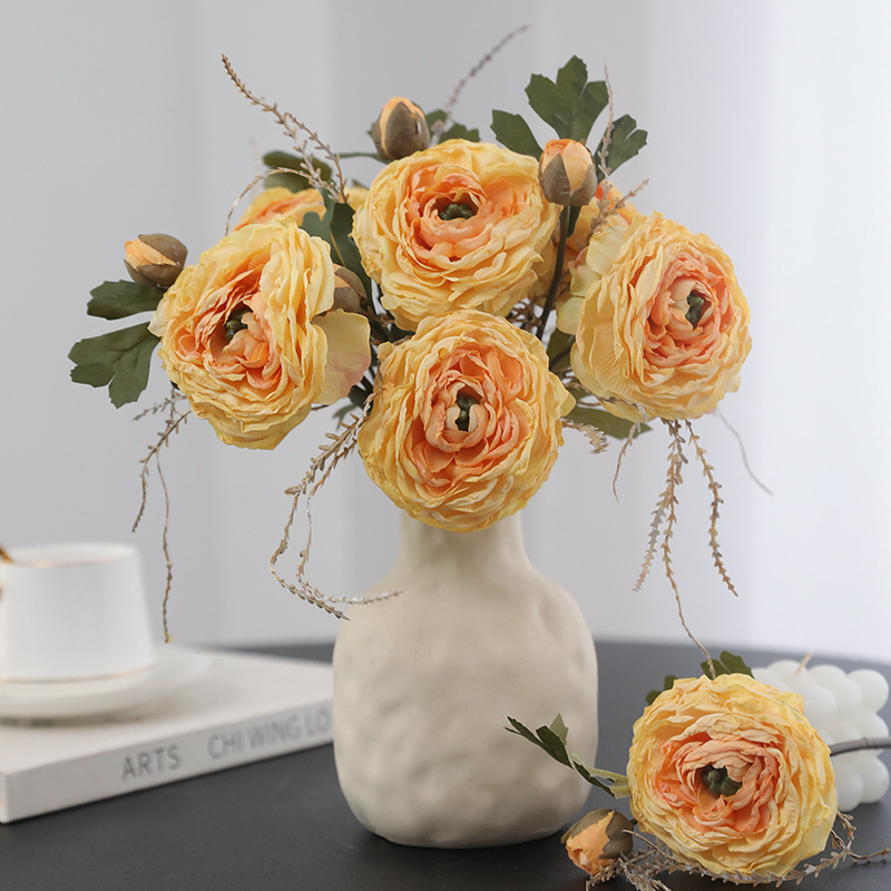 Silk Flower Realistic Design P - Home Decor Design Ideas ulasan dan harga