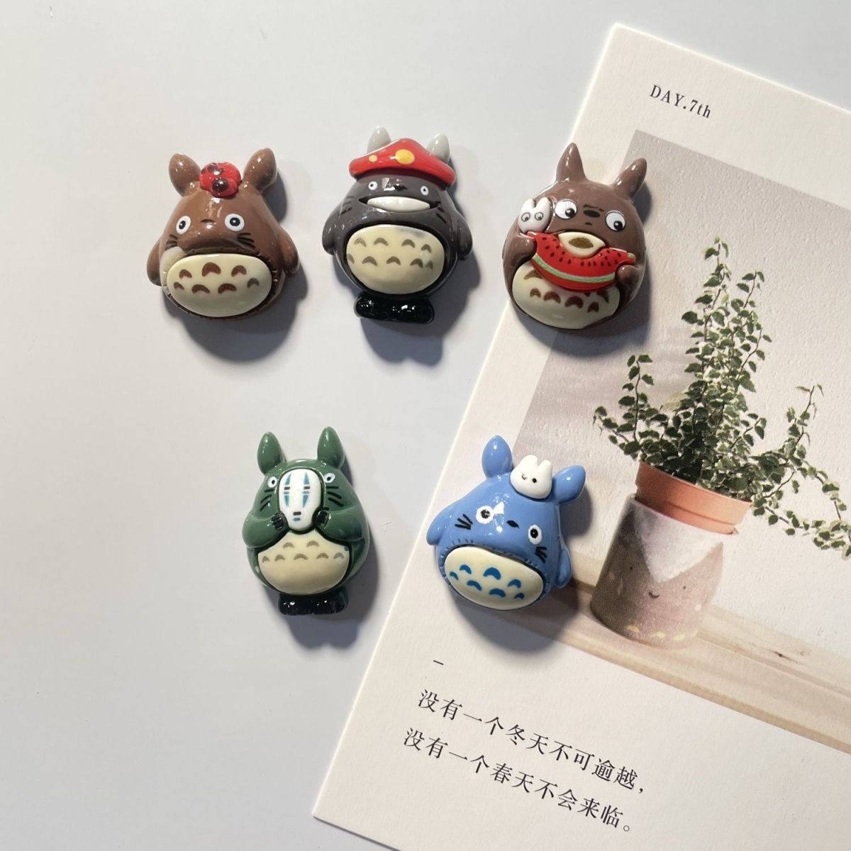 Totoro Anime Resin Fridge Magn - Home Decor Market ulasan dan harga