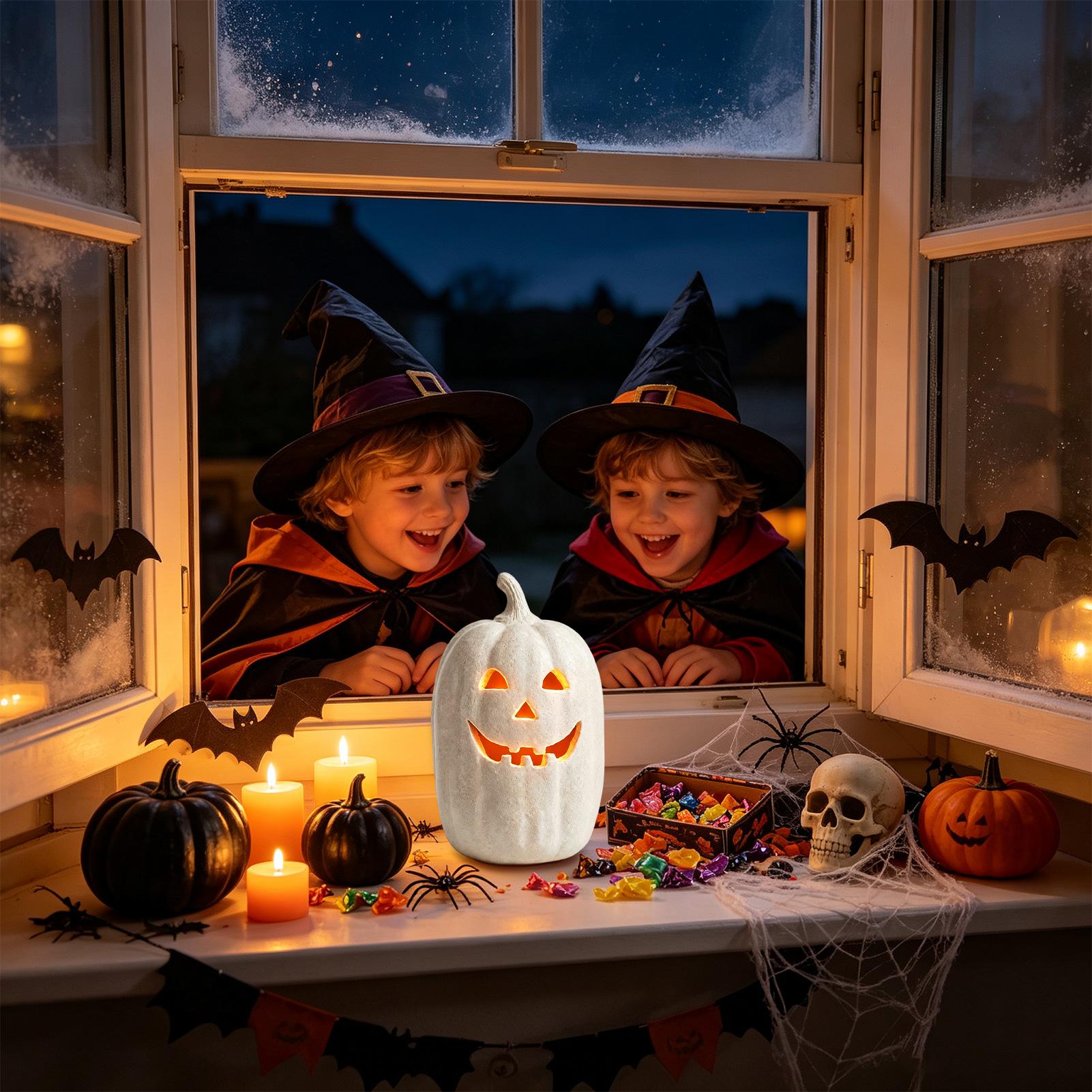 Halloween Pumpkin Decor Resin  - Home Decor Handmade ulasan dan harga