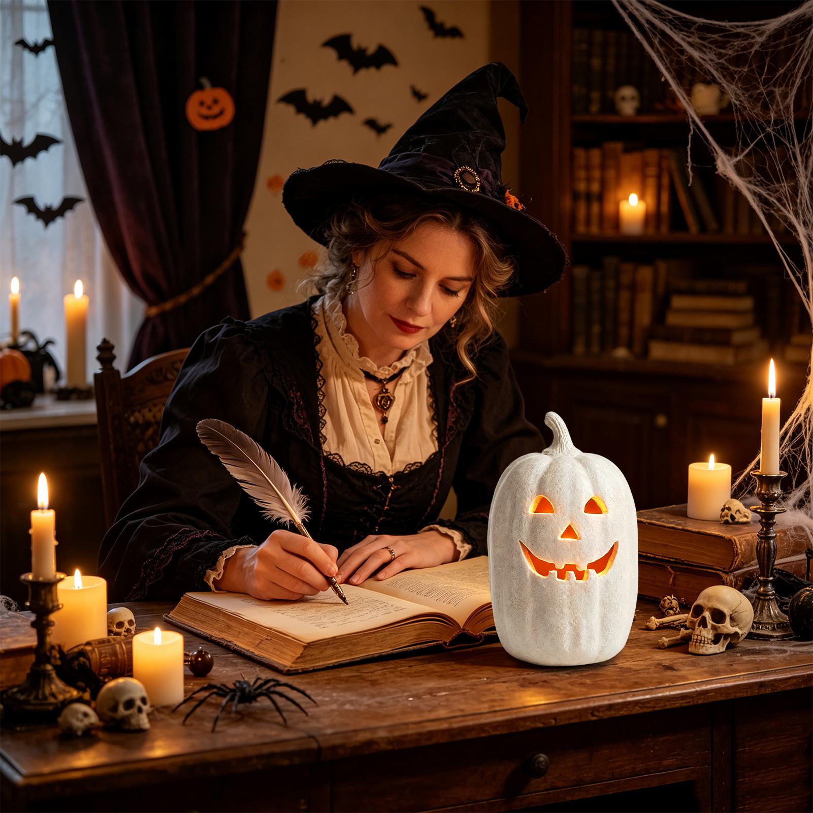 Halloween Pumpkin Decor Resin  - Home Decor Handmade ulasan dan harga